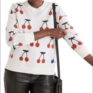 LAST CHANCE Madewell Cherry Pullover Sweater